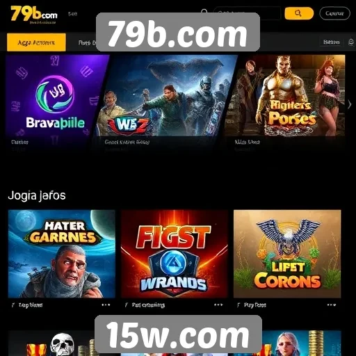 Análise das principais categorias de jogos em 79b.com