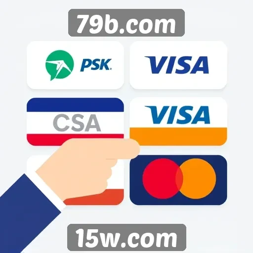 Opcões de pagamento no 79b.com são diversificadas